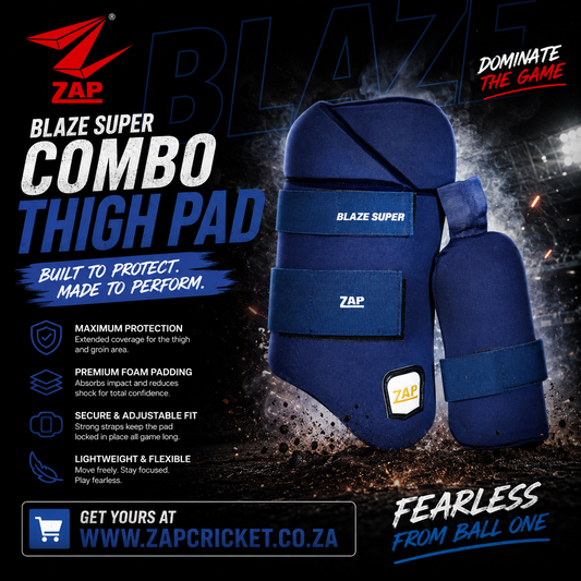 ZAP Blaze Super Combo Cricket Thigh Pad
