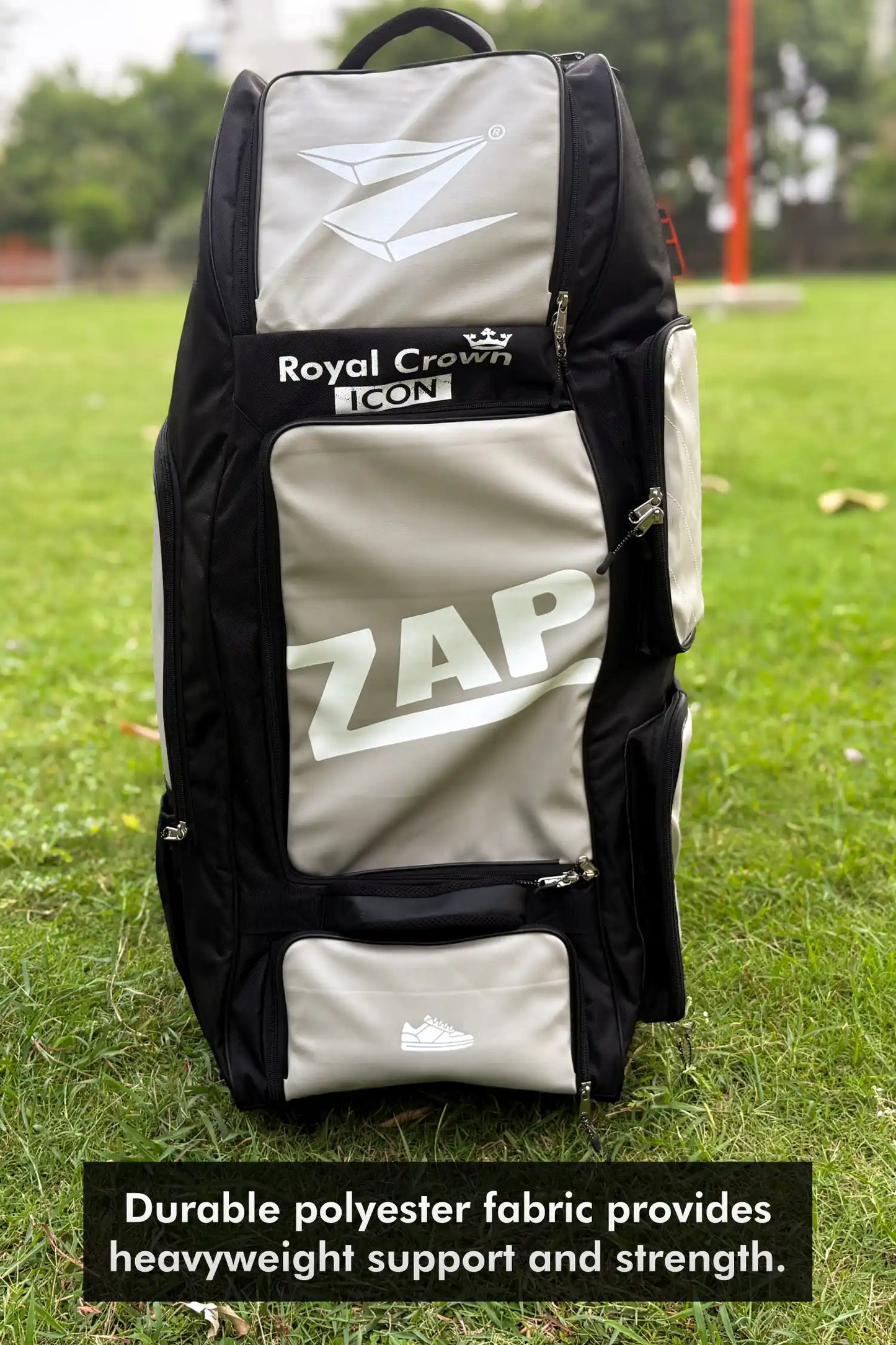 ZAP Royal Crown Icon Wheelie Duffle Kit Bag