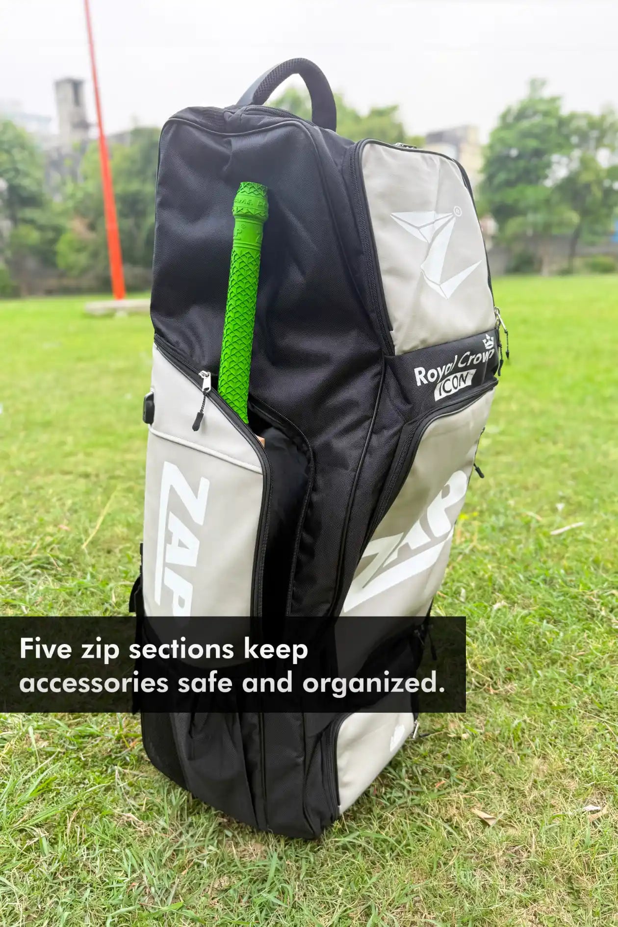 ZAP Royal Crown Icon Wheelie Duffle Kit Bag