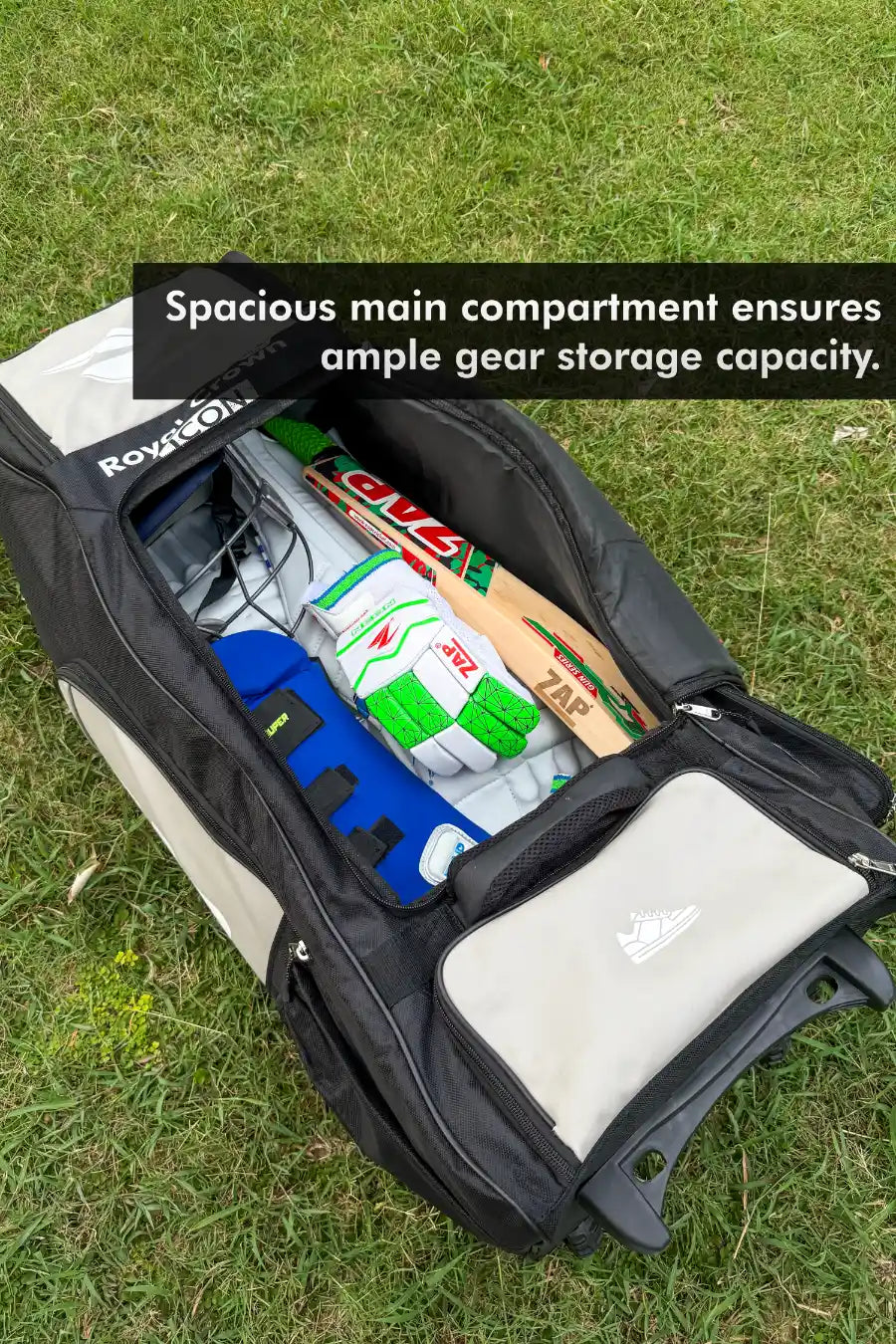 ZAP Royal Crown Icon Wheelie Duffle Kit Bag