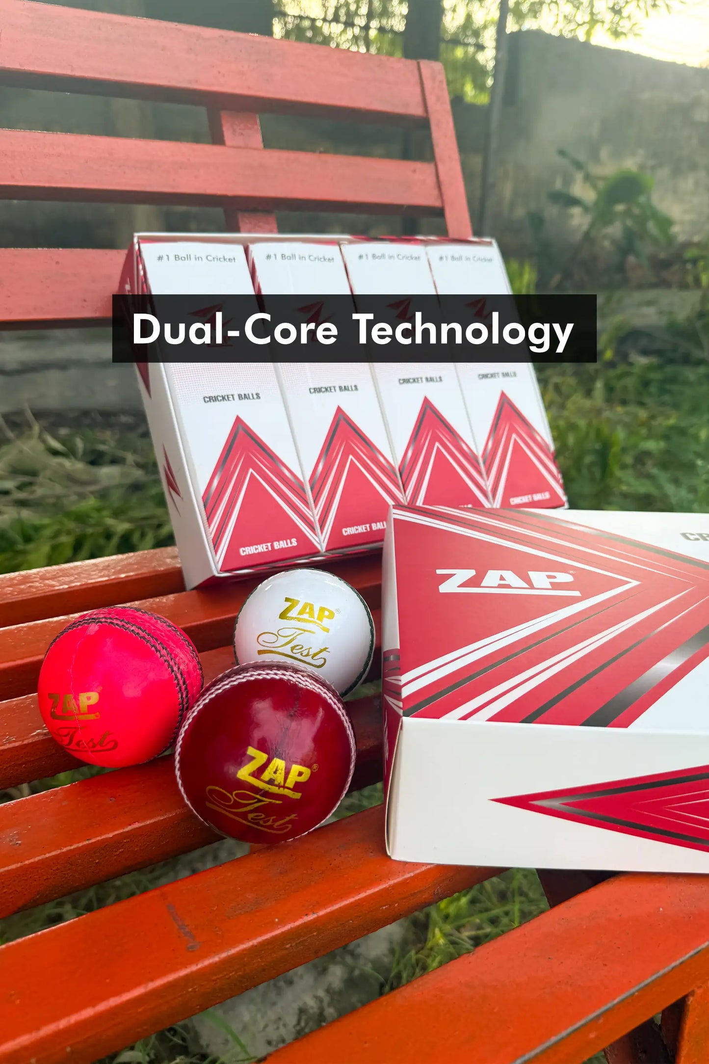 ZAP Test Cricket 4pc Leather Ball
